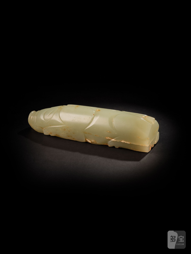 漢　玉豬握 | A PALE GREEN JADE PIG CARVING - 图4